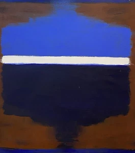 Original Mark Rothko Style Abstract Acrylic Painting On Canvas Multicolor 36x36 - Picture 1 of 15