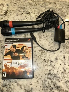 Juego Singstar PS2 + 2 Micrófonos + Dongle - Juego Singstar Rocks PlayStation 2 - Imagen 1 de 7