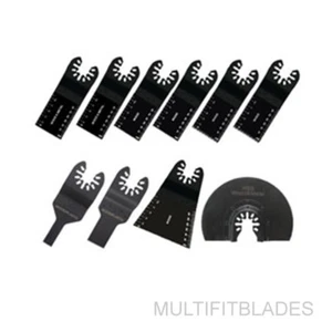 Quick Release 10 pc Handyman Essentials Blade Kit-Rockwell Sonicrafter Hyperlock - Picture 1 of 1
