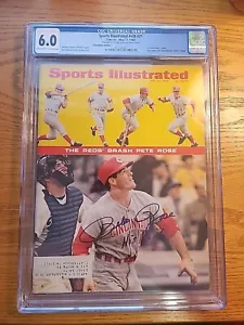 Sports Illustrated MAY 27, 1968 CGC UNIVERSAL GRADE 6.0 and Signed By Pete Rose - Picture 1 of 3