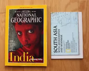 National Geographic mayo 1997; India; Islandia; La Salle; humanos; pitones; ciclismo - Imagen 1 de 24
