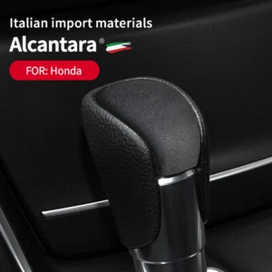Cubierta de perilla de cambio de marchas de gamuza Alcantara para Honda Civic 2016-2020 - Imagen 1 de 8