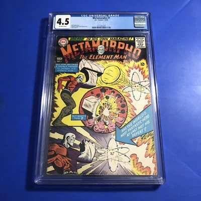 Metamorpho The Element Man 1 CGC 4.5 1st Solo Appearance DC TERRIFICS Comic 1965 - Image 1 of 3