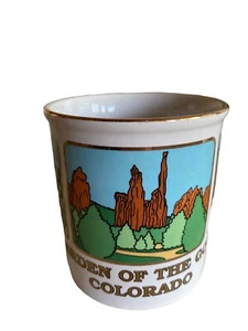 Vintage Garten der Götter Colorado Souvenir Becher Tasse Japan - Bild 1 von 6
