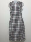 "NWT' CHAMBER HENRY WOMENS MULTI-COLOR HOUNDS TOOTH HEAVY WEAVE DRESS SZ XS