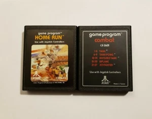 "Home Run" and "Combat", two games for Atari 2600 (Two cart lot!) - Picture 1 of 3