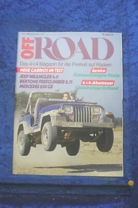 Off Road 9/91 Jeep Wrangler 4.0 Bertone Freeclimber Mercedes 230 GE VW Passat - Foto 1 di 2