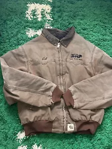 Carhartt Santa Fe Vintage Brown Work Jacket XL - Picture 1 of 5