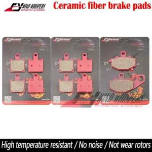 Ceramic Front Rear Brake Pads For Kawasaki Ninja ZX6R ZX-6R 2007-2016 - Picture 1 of 9