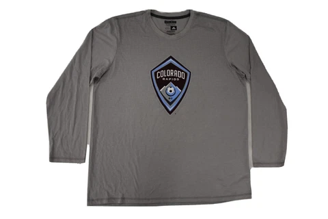 adidas MLS Mens Colorado Rapids Soccer Aerokint Climacool Gray Shirt New 2XL Cover