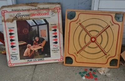 Vintage Carom No 108 Board Game Orig. Box - Image 1 of 4