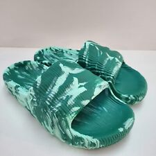 Men's 8 adidas ADILETTE 22 SLIDES Sandals Court Green Pulse Mint IE7725 RECOVERY