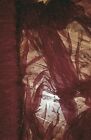 Wine red   pearl tulle fabric Fabric 58" Wide Meter Fat Quarter Rolls 
