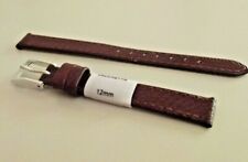 ZRC cinturino vera pelle marrone ansa 12 mm top quality straps orologi  montre