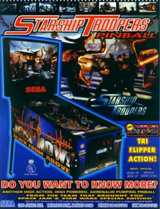 Starship Troopers Pinball (SEGA) - CPU v2.01 / DISPLAY v2.0 ROM Upgrade set - Picture 1 of 1