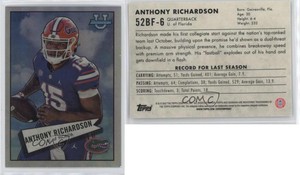 2022 Bowman University Chrome 1952 Bowman Anthony Richardson #52BF-6