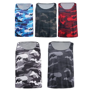 Men Gym Tank Top Vest Sleeveless Bodybuilding Fitness Muscle Workout Tee AU - Picture 1 of 77