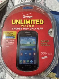 Verizon Unlimited Talk & Text Samsung GALAXY Legend Prepaid Cell Phone Nee - Picture 1 of 4
