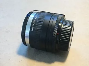 FOTOCAMERA REFLEX VINTAGE 35mm LENTE WORLDBLICK AUTO TELE CONVERTER 3X MONTAGGIO MINOLTA - Foto 1 di 12