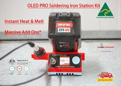 Portable Welding Cordless Soldering Iron Station For Milwauke 18V Battery V PRO - Image 1 of 4