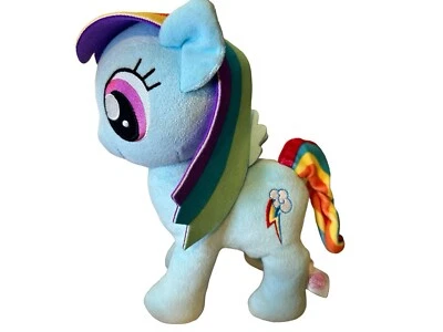 My Little Pony Rainbow Dash Plush 10'' Stuffed Animal Toy Factory 2016 Hasbro - Image 1 of 4