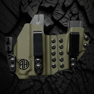 APOCALYPSE HOLSTERS AIWB “Rush ” flex Holster Fits Sig Sauer P365 Macro W/Streamlight Tlr-7Xsub