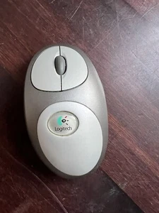 Logitech M-RR63 Cordless MouseMan Ergonomic Optical Mouse Silver NO USB RECEIVER - Picture 1 of 7