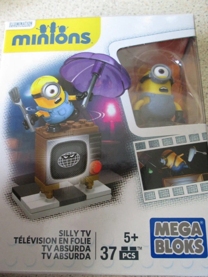 Despicable Me 2 - Minions Mega Bloks SILLY TV 37 piezas NUEVO Foto 1 de 2
