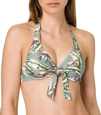 ESPRIT Women's Panama Beach NYRunderwwire Halterneck Bikini Top, 12/34C UK - Image 1 of 4
