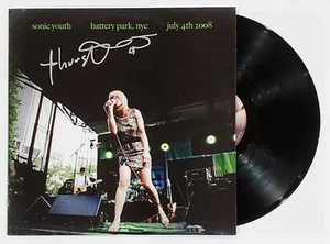 THURSTON MOORE SONIC YOUTH SIGNED BATTERY PARK LP ALBUM VINYL RECORD W/ JSA COA - Picture 1 of 2