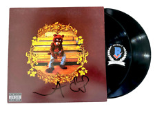 KANYE WEST SIGNED AUTOGRAPH VINYL RECORD ALBUM THE COLLEGE DROPOUT BECKETT  BAS