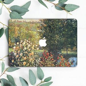 Claude Monet Painting Garden Art Hard Case For Macbook Pro 13 14 15 16 Air 13