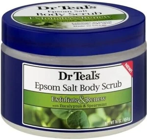 Dr. Teal's Epsom Salt Body Scrub Eucalyptus & Spearmint, 454g free shipping - Picture 1 of 3