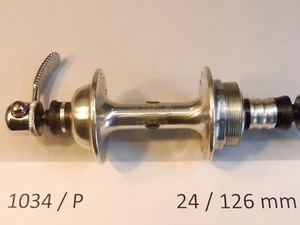 Buje trasero Campagnolo Nuovo Record SFQR 24/126 (1034/P.) - NUEVO EN STOCK L'eroica - Imagen 1 de 12