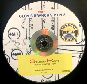 Southern Pacific RR 1987 Clovis Branch - Pinedale Spur SPINS PDF pagine su DVD - Foto 1 di 6