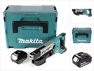 Makita DFR 550 T1J 18 V Akku Schnellbau Magazinschrauber im Makpac + 5,0 Ah Akku - Bild 1 von 5