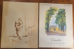 French Line CGT - SS Flandre Cruise Ship Menu + SS Paris Charity Concert 1938 - Picture 1 of 7