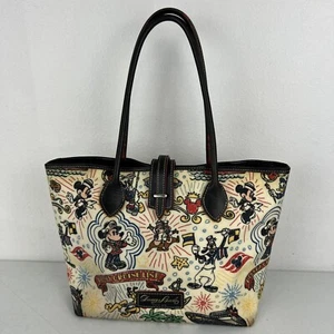 2010 Dooney & Bourke Disney Cruise Line DCL SKETCH Cindy Tote Purse Bag Retired - Picture 1 of 10