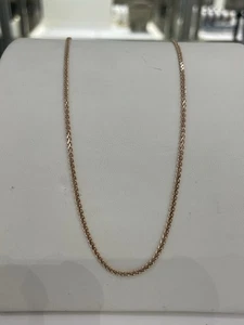 Cadena ORO 585 Collar Oro Rojo 55cm.Nuevo Collar+Etiqueta.2,7gramos - Imagen 1 de 10