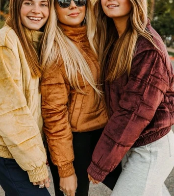 Lou & Grey’s Marrón Mujer’s SIGNATURE Super SOFT FELPA PUFFER X-LARGE Acolchado Foto 1 de 4