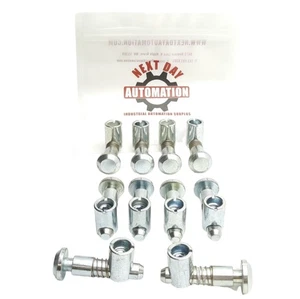 Lot of 10 Maytec 1.21.4E0 Extrusion Universal Connector 40mm Profile E Slot - Picture 1 of 9