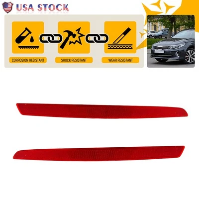 2x Rear Bumper Reflector Light Driver & Passenger Side Fits Kia Optima 2014-2015 - Image 1 of 4