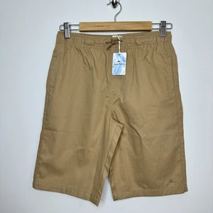 Tommy Bahama Beige Boys Elastic Waist Drawstring Pockets Shorts Size 14 / 16 - Picture 1 of 8