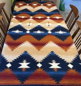 VTG Biederlack Aztec Western Acrylic Blend Southwest Throw 54 X 74” USA - Picture 1 of 6