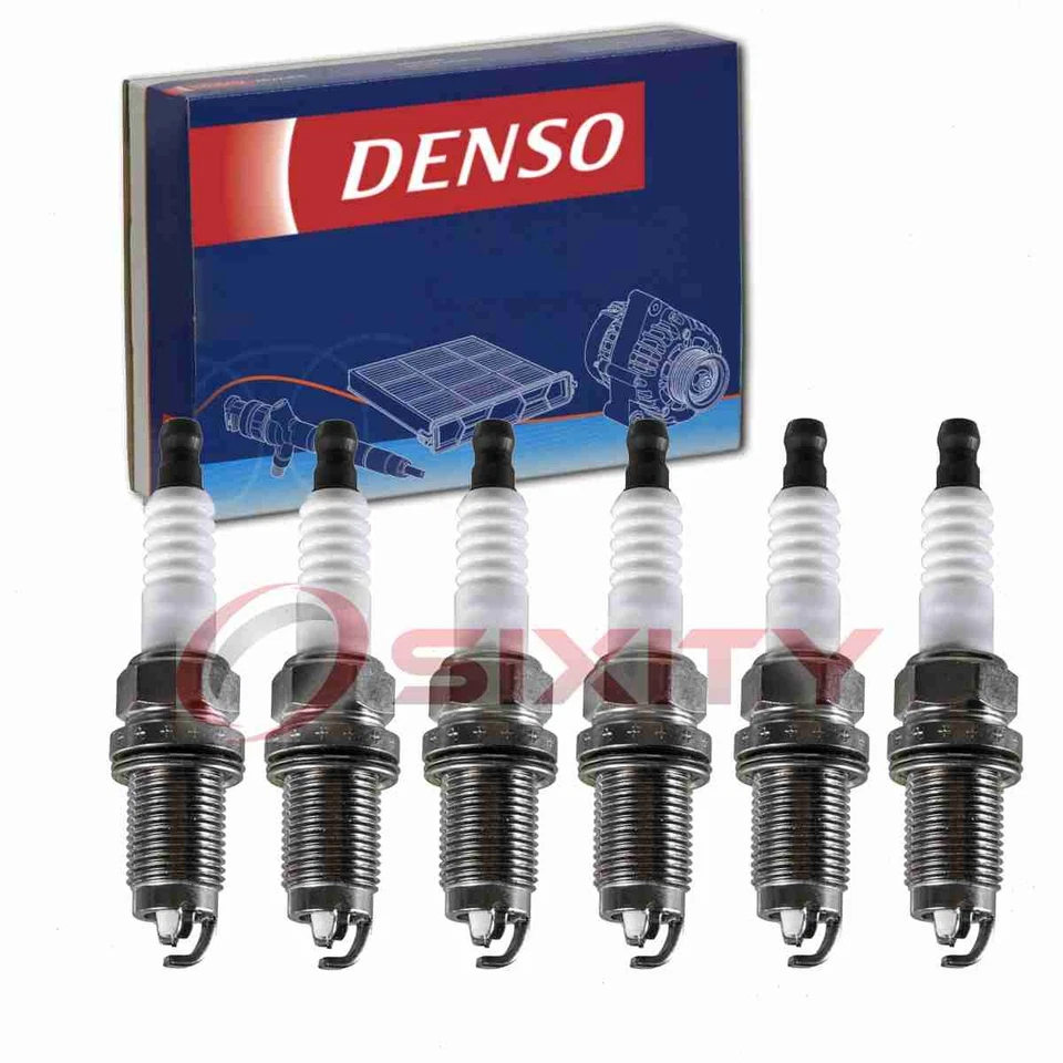 6 bujías Denso para Porsche 911 2004-2005 3,6 L H6 encendido secundario hn Foto 1 de 4
