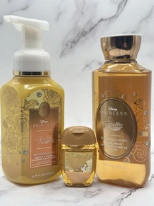 Set 3 pezzi-Bagno e Body Works-DISNEY PRINCESS BELLE-HTF! - Foto 1 di 7