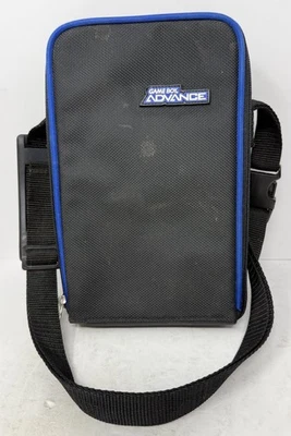 Negro Oficial Nintendo Gameboy Advance Estuche de Transporte Bolsa de Viaje GBA con Foto 1 de 4