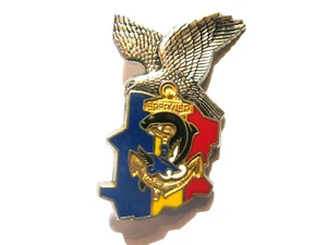 RARE INSIGNE TROUPES DE MARINE 21° RIMa NUMEROTE 30 + NOEL 1990 OPEX EPERVIER - Picture 1 of 2