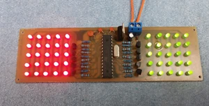 Green Red Chaser Light Show - 50 LED Circuit Knight Rider Strobe Police Flash - Picture 1 of 9