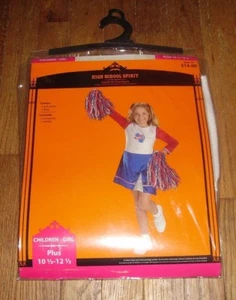 Girls Costume Size 10 1/2-12 1/2 - High School Spirit - Picture 1 of 1